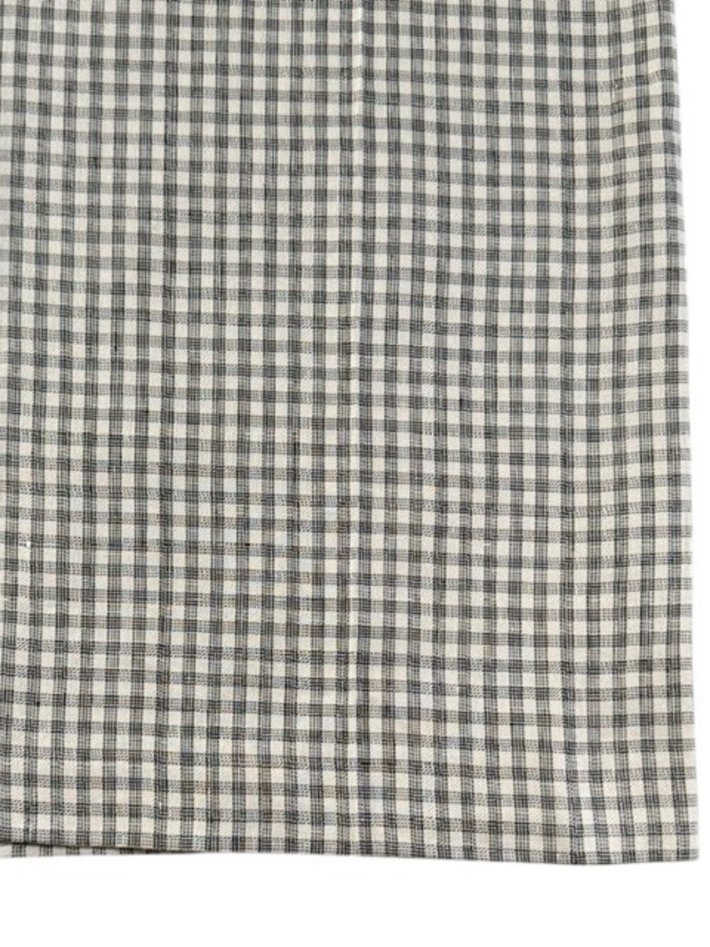 Theory Womens Pants Cream Linear Check Classic Straight Trouser Size 12 NWT $345 - Picture 4 of 16